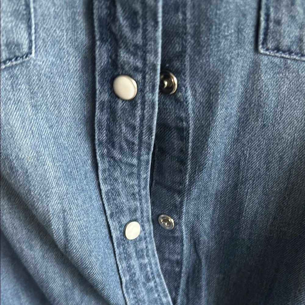 Lola River Denim Button-Up Shirt - Picture 4 of 6